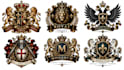 design crest, heraldic, royal and emblem logo