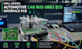 design automotive can bus obd2 ecu interface pcb
