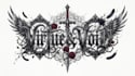 design visual kei, power metal, gothic band logo