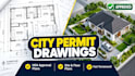 draft architectural city permit drawings and site plans for hoa approval