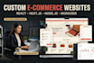 build a custom full stack ecommerce website with nextjs