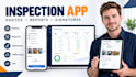 develop custom inspection app with photos reports signatures offline sync API