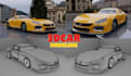 do 3d car modeling rigging and animation, game ready low poly vehicle