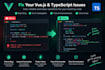 fix bugs and develop features in your vue and typescript project