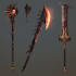draw your weapon concept art in awesome details