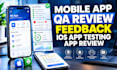 do moblie app qa review feedback and mobile IOS app testing app review