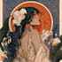 do illustrations in art nouveau style