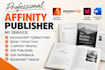 ghostwrite, format, rewrite your ebook, catalog design for  affinity publisher