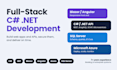 build full stack web apps with c sharp dot net, blazor, angular, sql and azure