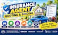 provide auto and home insurance quotes as an insurance agent