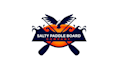 design salty paddle board company logo