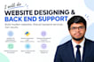 build modern websites and support its backend