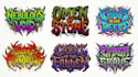 create underground metal, death metal and doom logo