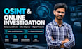 do osint, background checks, and online investigations