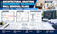 architectural drafting engineering drawings building projects wall remover
