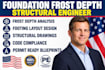 foundation frost depth structural engineer footing layout blueprint michigan mi