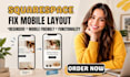 fix your squarespace mobile layout, fix squarespace website responsive issues