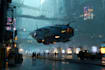create detailed futuristic city illustrations