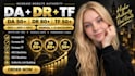 increase da DR and tf with high authority backlinks