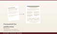 format your research paper in ieee style or design a technical presentation