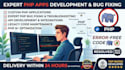 fix bugs and errors in your PHP web application