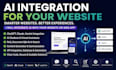 integrate ai into your website or web application