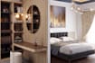 create 3d interior renders for living room, bedroom and dressing rooms
