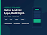develop a secure native android app with backend and API