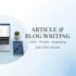 write simple and engaging articles and blog posts