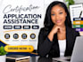 assist with wosb mbe dbe and 8a certification applications