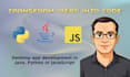 develop custom applications in java, python or javascript