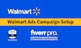 setup ads campaign on walmart