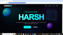 create a futuristic 3d animated HTML CSS website