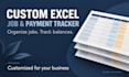 customize an excel job and payment tracker