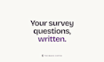 write your employee engagement survey questions and enps set
