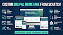 make custom drupal homepage design