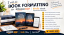 deliver a professional ebook and paperback layout formatting