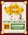 design spooky halloween party poster and invitation