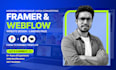 design framer website, webflow website, framer landing page, webflow developer