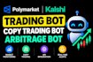 build polymarket trading bot copy trading bot arbitrage bot kalshi bot openclaw