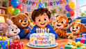 create personalized 3d ai kids birthday animation video