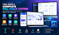 build a complete full stack app website and admin panel