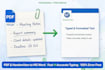 type handwritten notes and pdf to word accurately