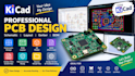 design professional pcb schematic and layout in kicad