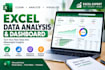 excel data analysis, data visualization excel dashboard power bi dax cleaning