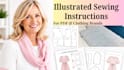 create illustrated sewing instructions for PDF patterns and clothing brands