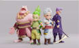 do 3d game character, character modeling, 3d animation, unreal engine, game art