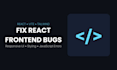 fix react js and tailwind CSS frontend bugs