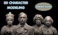do 3d character models, stylized game characters, rigging and cartoon animation