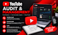 audit your youtube channel and provide optimization report